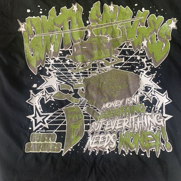 Gusto Savage Men  Graphic Print T Shirt Size M‎ - Picture 2 of 7